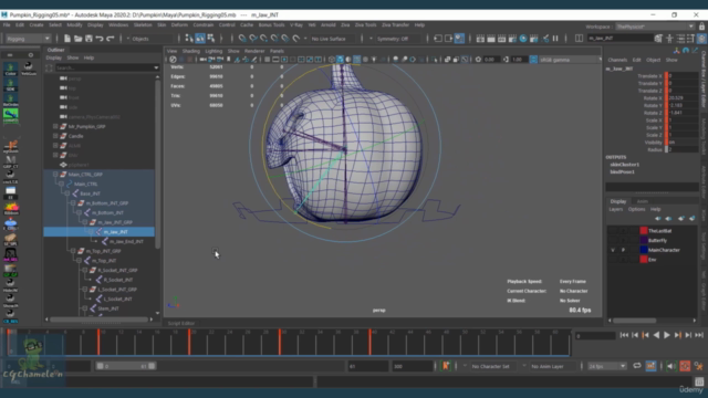 Create a complete 3D Animation -C3- Rigging the Body – Screenshot 4