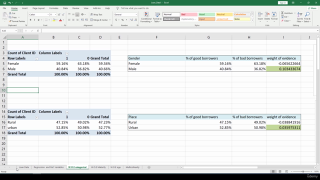 Machine Learning in Ms. Excel – Screenshot 3