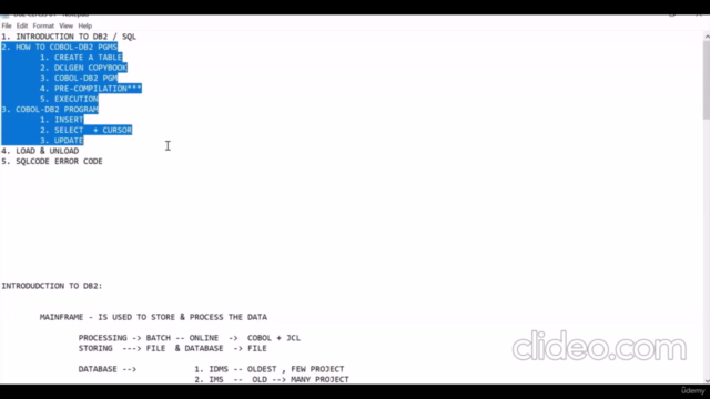 Mainframe DB2 Developer Training By Anil Polsani – Screenshot 2