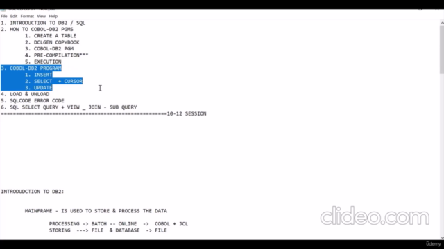 Mainframe DB2 Developer Training By Anil Polsani – Screenshot 3