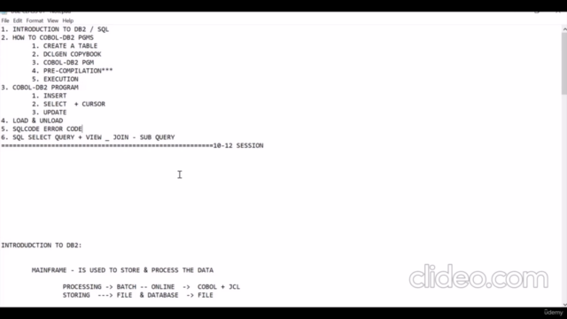 Mainframe DB2 Developer Training By Anil Polsani – Screenshot 4