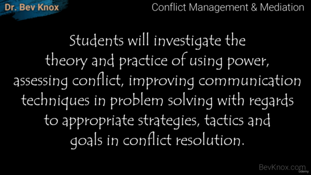 Conflict Management & Mediation (Certificate of Completion) – Screenshot 2
