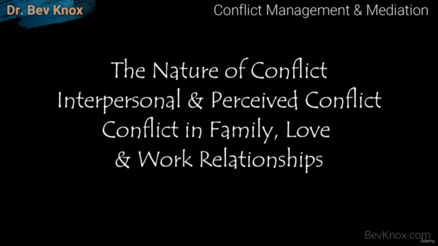 Conflict Management & Mediation (Certificate of Completion) – Screenshot 3