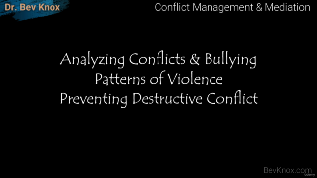 Conflict Management & Mediation (Certificate of Completion) – Screenshot 4