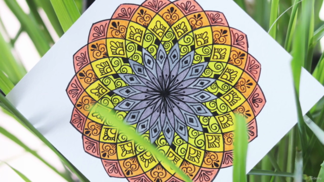 Mesmerizing Mandalas- Learn to Draw 7 Colorful Mini Mandalas – Screenshot 3