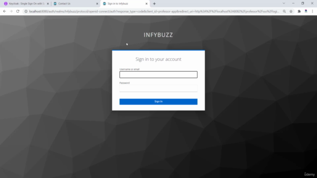 Keycloak : Single Sign On with Spring Boot & Spring Security – Screenshot 1
