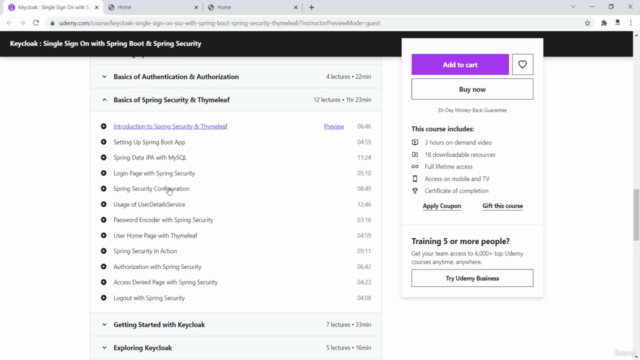 Keycloak : Single Sign On with Spring Boot & Spring Security – Screenshot 3