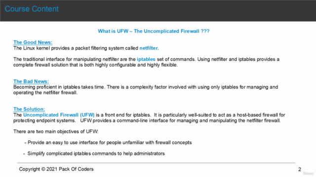 Lunch And Learn: UFW Basics - The Uncomplicated Firewall - Screenshot_01