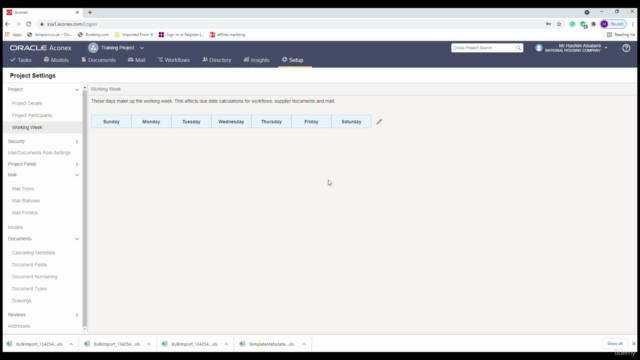 Aconex System – Screenshot 4