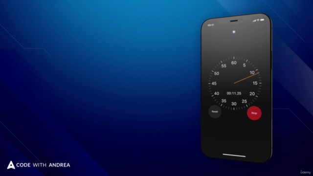 Build a Flutter Stopwatch App with Custom UI and Animations – Screenshot 1