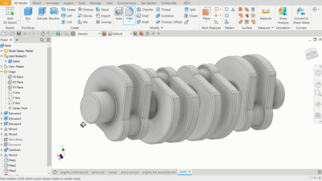 INVENTOR Passo dopo Passo | CAD & FEM per principianti – Screenshot 2