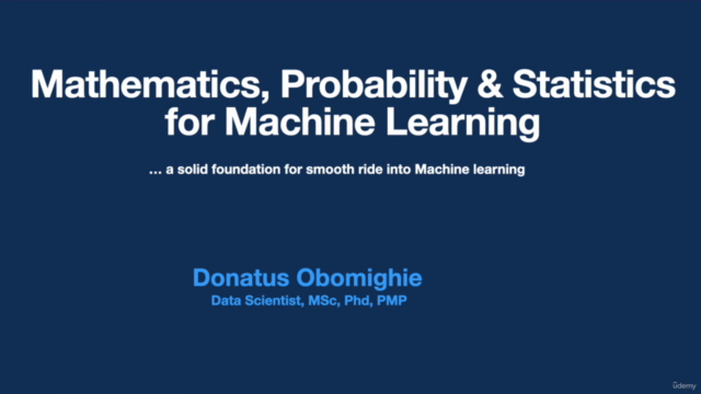 Complete Math, Statistics & Probability for Machine Learning – Screenshot 1