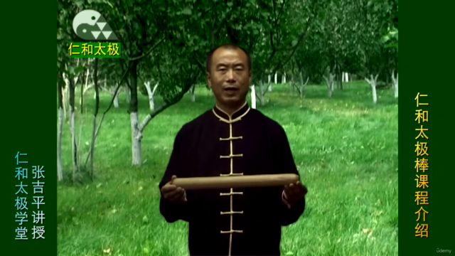 仁和太极内功基础八桩 8.棒缠丝桩功 Renhe Tai Chi Internal Skill Lesson eight – Screenshot 3