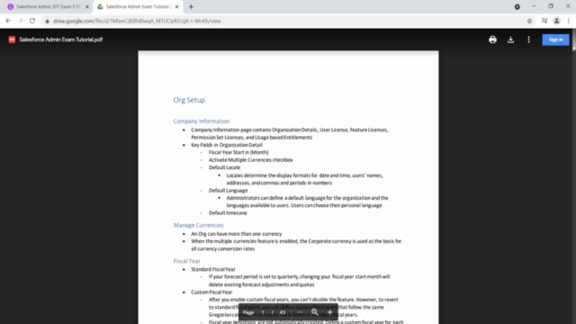 Salesforce Admin Certification ADM-201 : 6 Practice Tests - Screenshot_03