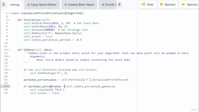 Finanzas Algorítmicas con Python y QuantConnect – Screenshot 3