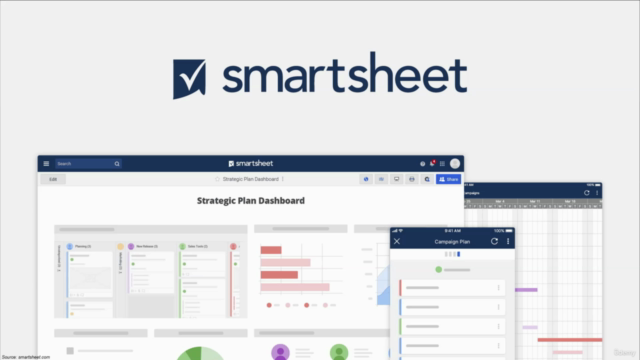 Smartsheet for Project Management + Dashboards & Automations – Screenshot 1