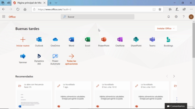 Microsoft Office 365 para la Web – Screenshot 1
