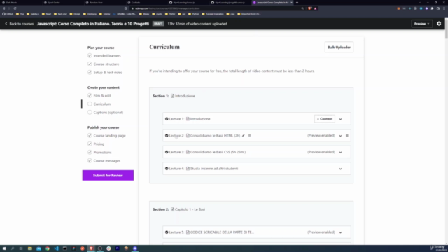 Corso Javascript con Progetti pratici & Typescript – Screenshot 1