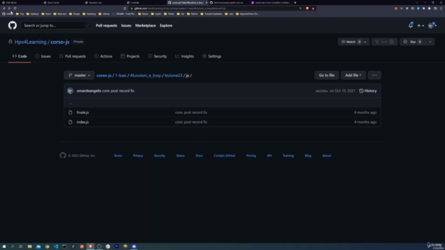 Corso Javascript con Progetti pratici & Typescript – Screenshot 2