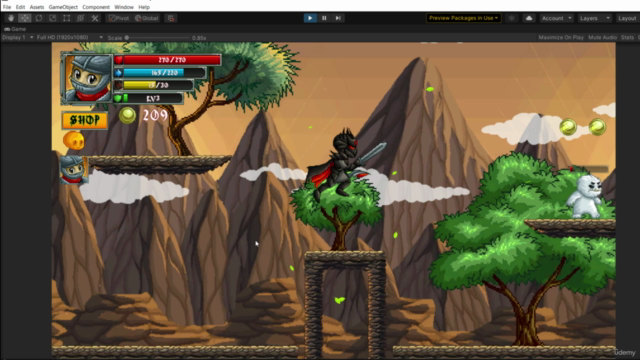 Learn To Create A 2D Metroidvania Game in Unity With C# - Screenshot_02