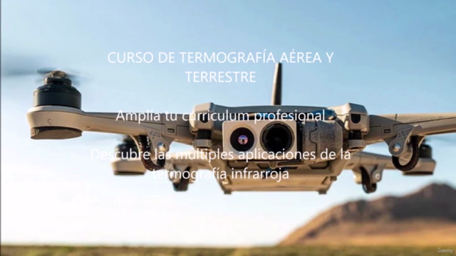 Curso de termografía infrarroja terrestre y aérea (drones) – Screenshot 1
