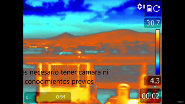 Curso de termografía infrarroja terrestre y aérea (drones) – Screenshot 2