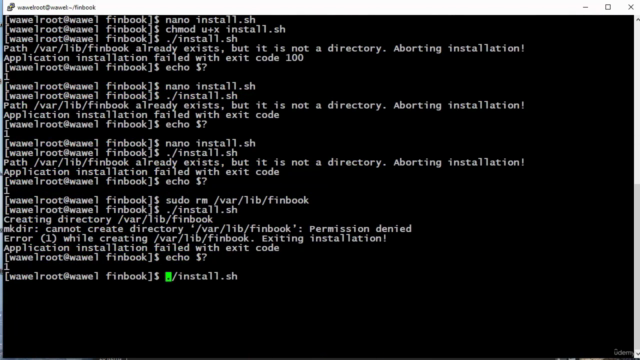 Linux BASH Scripting (course with PDF handbook) – Screenshot 1