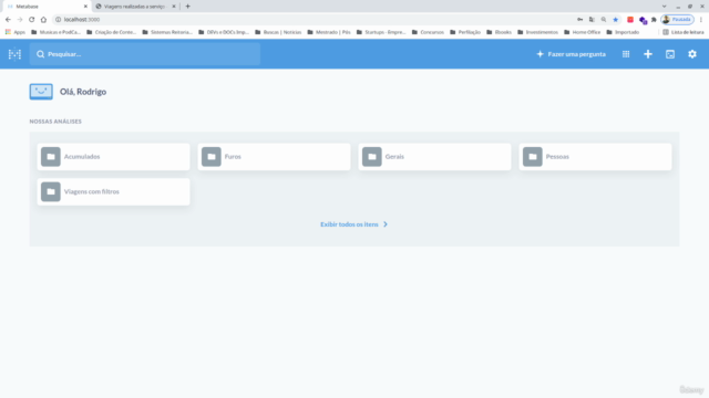 Visualização de dados com Metabase – Screenshot 2