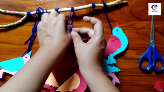 Paper Craft - BEAUTIFUL WALL HANGING | For your Home Decor – Screenshot 2