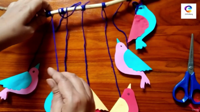 Paper Craft - BEAUTIFUL WALL HANGING | For your Home Decor – Screenshot 4