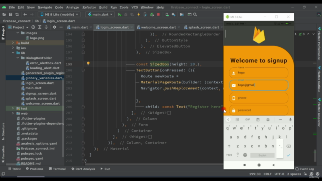 Flutter with firebase latest – Screenshot 4
