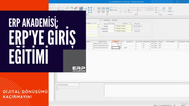 ERP Akademisi: ERP'ye Giriş Eğitimi – Screenshot 2