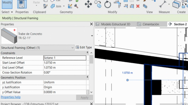 Curso de Revit Structure 2021 – Screenshot 4