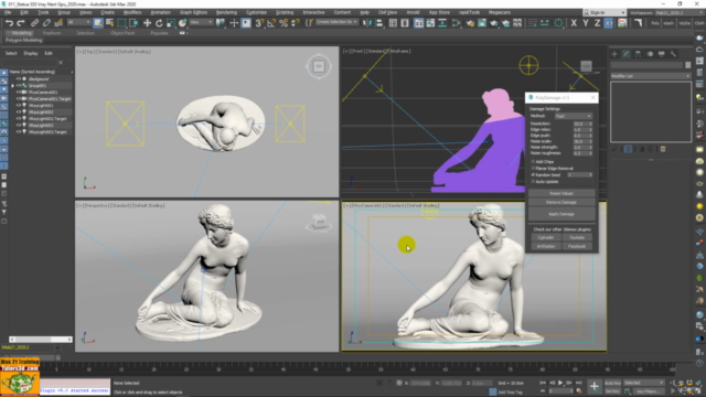 3ds max Modellazione in PolyDamage V 1.5 – Screenshot 4