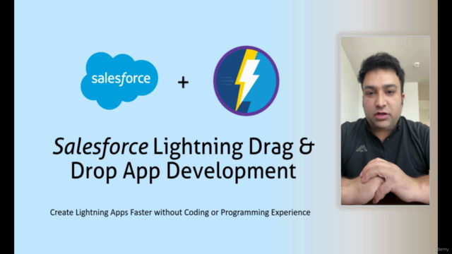 Salesforce Lightning Drag & Drop App Development – Screenshot 1