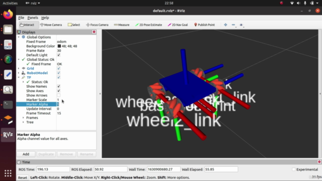Diseño y simulación de robots móviles usando Gazebo y ROS – Screenshot 1