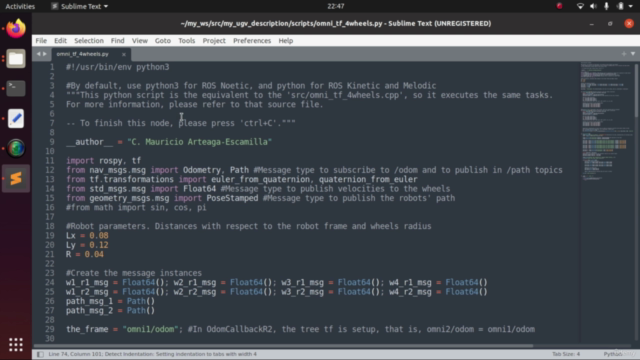 Diseño y simulación de robots móviles usando Gazebo y ROS – Screenshot 4