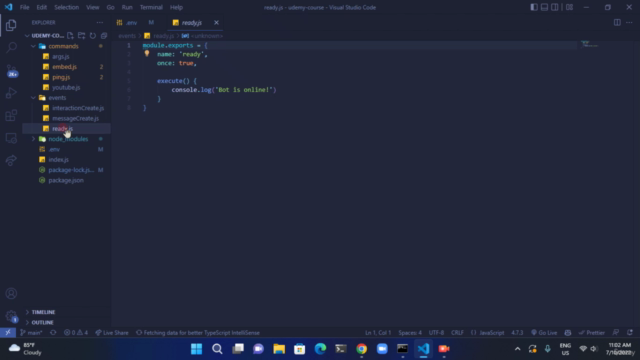 Develop Discord Bots in NodeJS - Ultimate Course 2023 – Screenshot 4