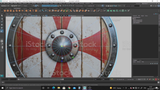 Creating Weapons in Maya – Screenshot 1
