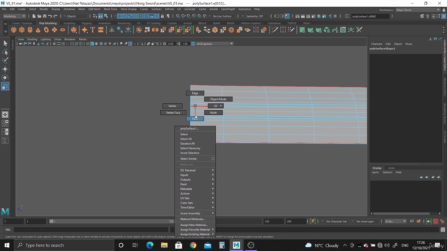 Creating Weapons in Maya – Screenshot 2