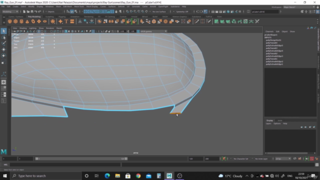 Creating Weapons in Maya – Screenshot 4