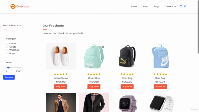 Create E-commerce Store Using PHP - Screenshot_02