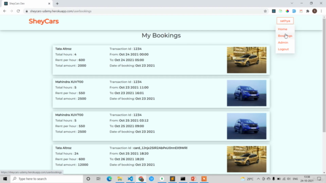 MERN Stack Car Rental Application 2021 : React ,Redux ,Node - Screenshot_03