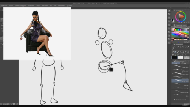 Dibujo e ilustración digital en Clip Studio Paint – Screenshot 3