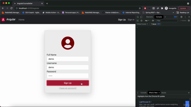 Go Full Stack With Spring Cloud Microservices and Angular – Screenshot 2