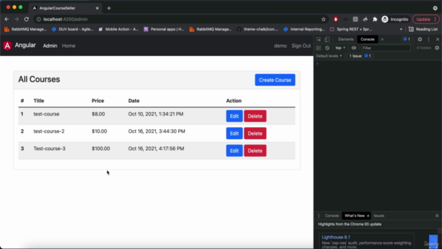 Go Full Stack With Spring Cloud Microservices and Angular – Screenshot 4