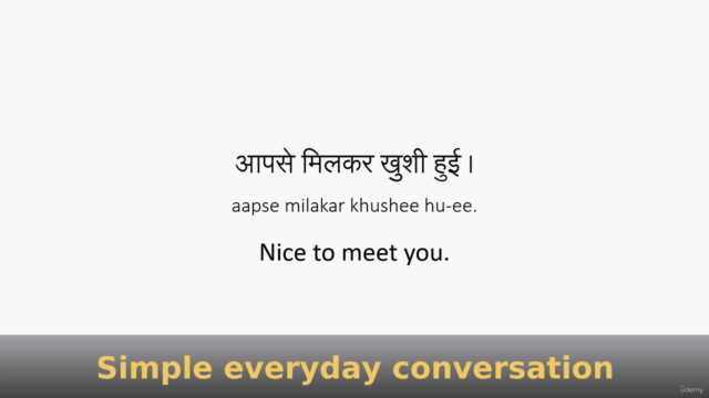 Beginners Hindi (A1 - A2+ Level): Lessons 1-40 (2024) – Screenshot 1