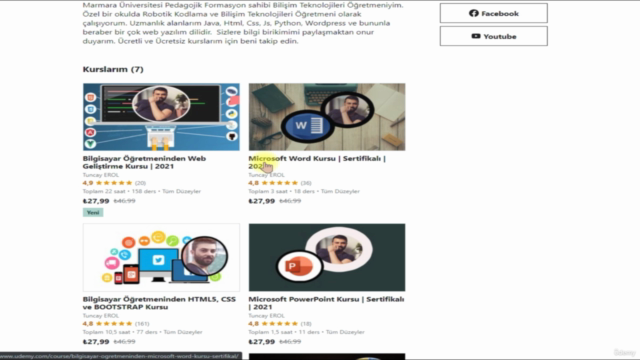 Hızlandırılmış Microsoft Excel Kursu | Sertifikalı | – Screenshot 2