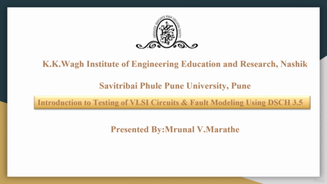 Introduction to Testing of VLSI Circuits & Fault Modeling – Screenshot 2