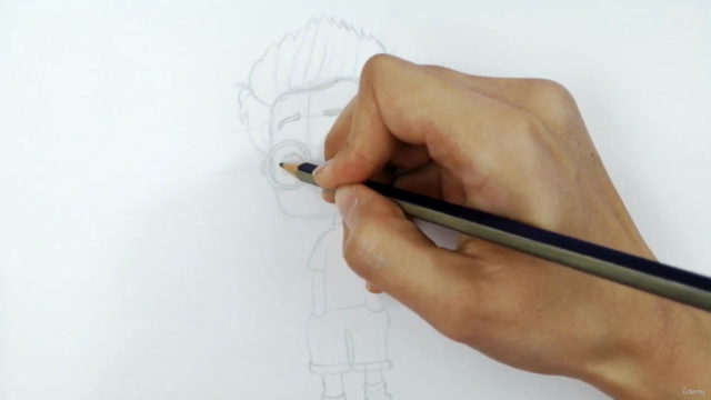 How to Sketch & Draw Cartoon Character with Colored Pencil – Screenshot 4